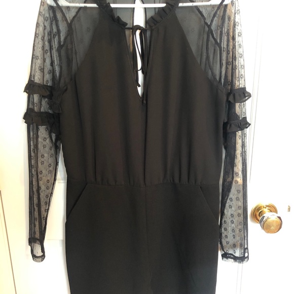 BCBG Black Romper - Picture 3 of 9